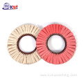 Metal stainless steel polished sisal wheel